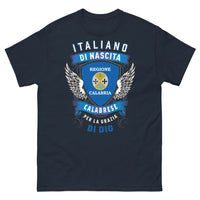 Thumbnail for T-Shirt Calabria blu scuro - Italiano di Nascita Calabrese