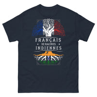 Thumbnail for T-shirt Français de Racines Indiennes marine - Français de Racines Indiennes