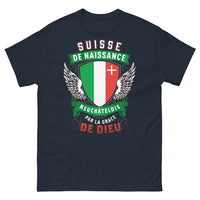 Thumbnail for T-shirt Neuchâtel marine - par la grâce de Dieu