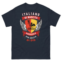 Thumbnail for T-Shirt Romagna Blu Navy - Italiano di nascita, romagnolo per grazia di Dio