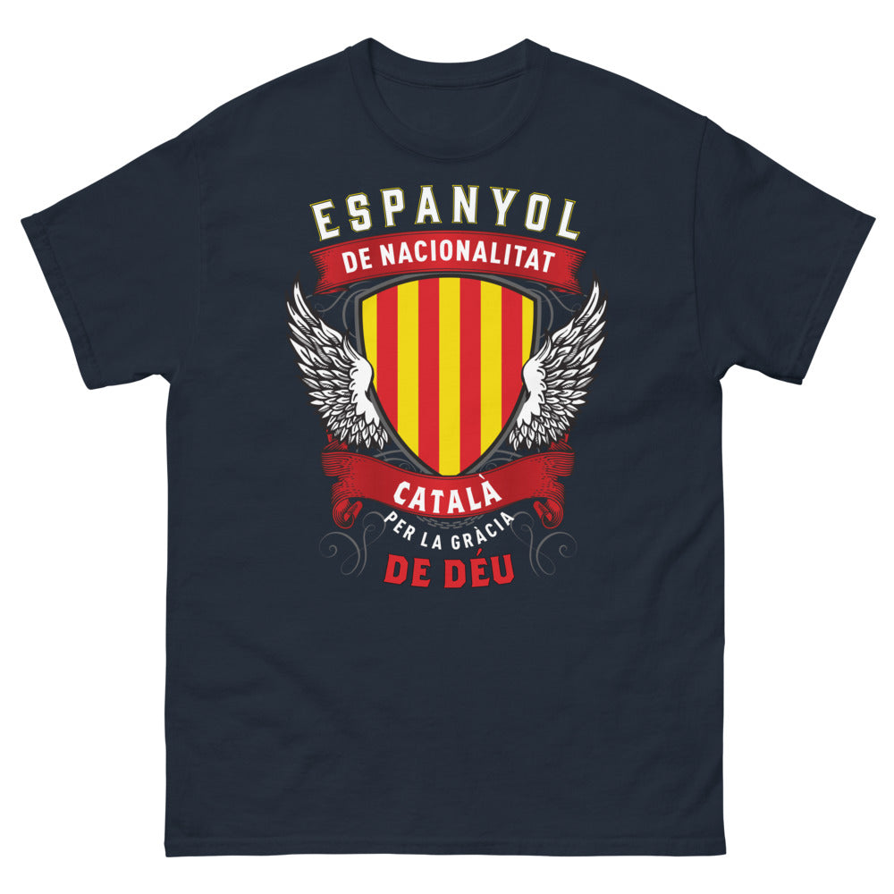 T-shirt Catalogne bleu marine - Español de nacionalidad catalana