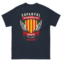 Thumbnail for T-shirt Catalogne bleu marine - Español de nacionalidad catalana