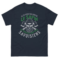 Thumbnail for T-shirt Savoie bleu marine - si tu veux pas sentir le sapin