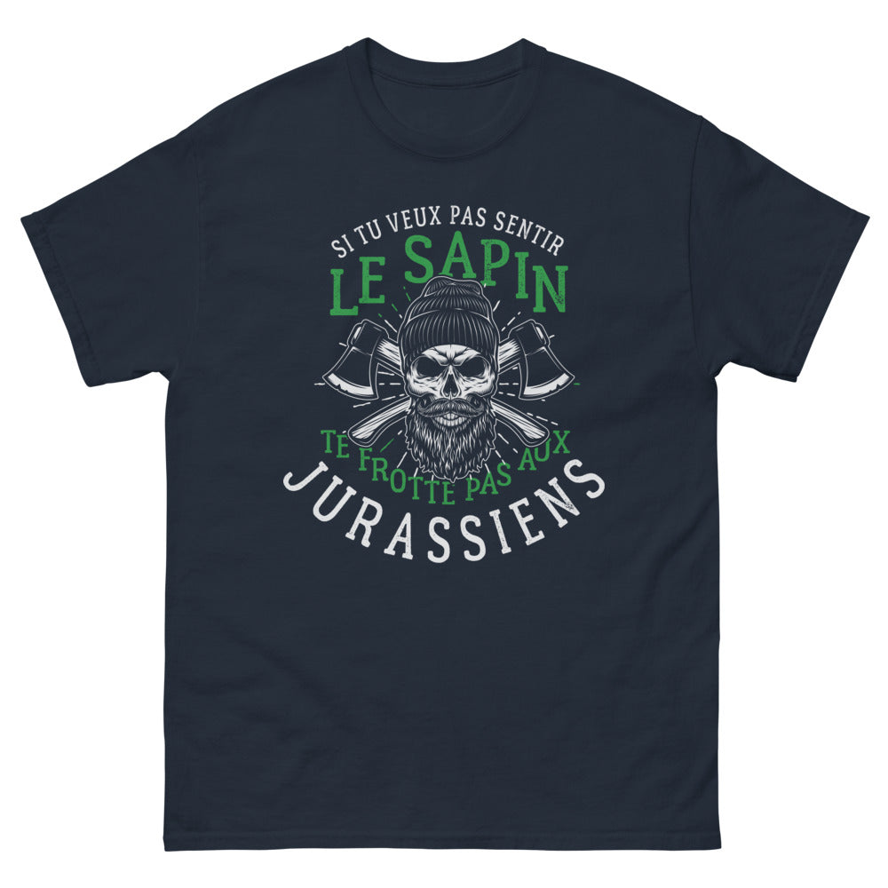 T-shirt Jura bleu marine - Si tu veux pas sentir le sapin