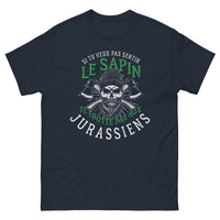 Thumbnail for T-shirt Jura bleu marine - Si tu veux pas sentir le sapin