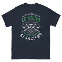 Thumbnail for T-shirt Alsace bleu marine - Si tu veux pas sentir le sapin