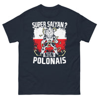 Thumbnail for T-shirt Pologne bleu marine - Super Sayen, fierté polonaise