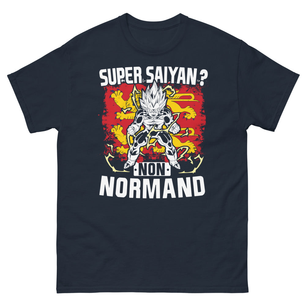 T-shirt Non-Normand Normandie bleu marine - Non-Normand Super Saiyan