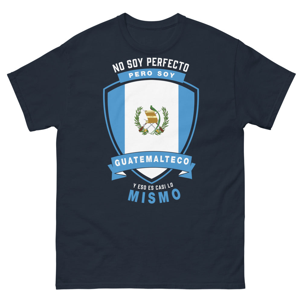 T-shirt Guatemala bleu marine - No soy perfecto, soy guatemalteco
