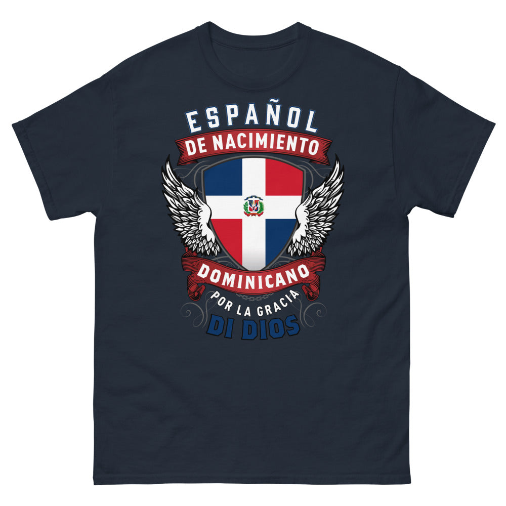 T-shirt République dominicaine bleu marine - Español de nacimiento