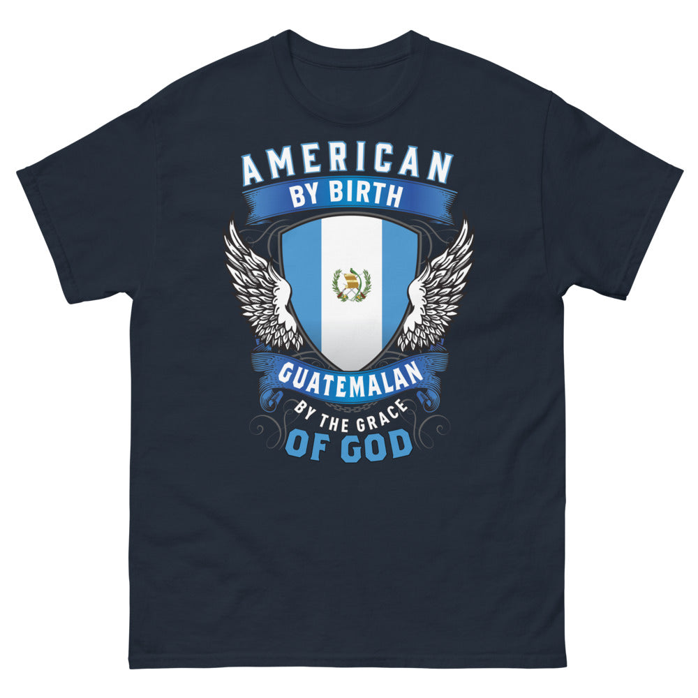 T-shirt USA & Guatemala marine - Proudly American, Gracefully Guatemalan