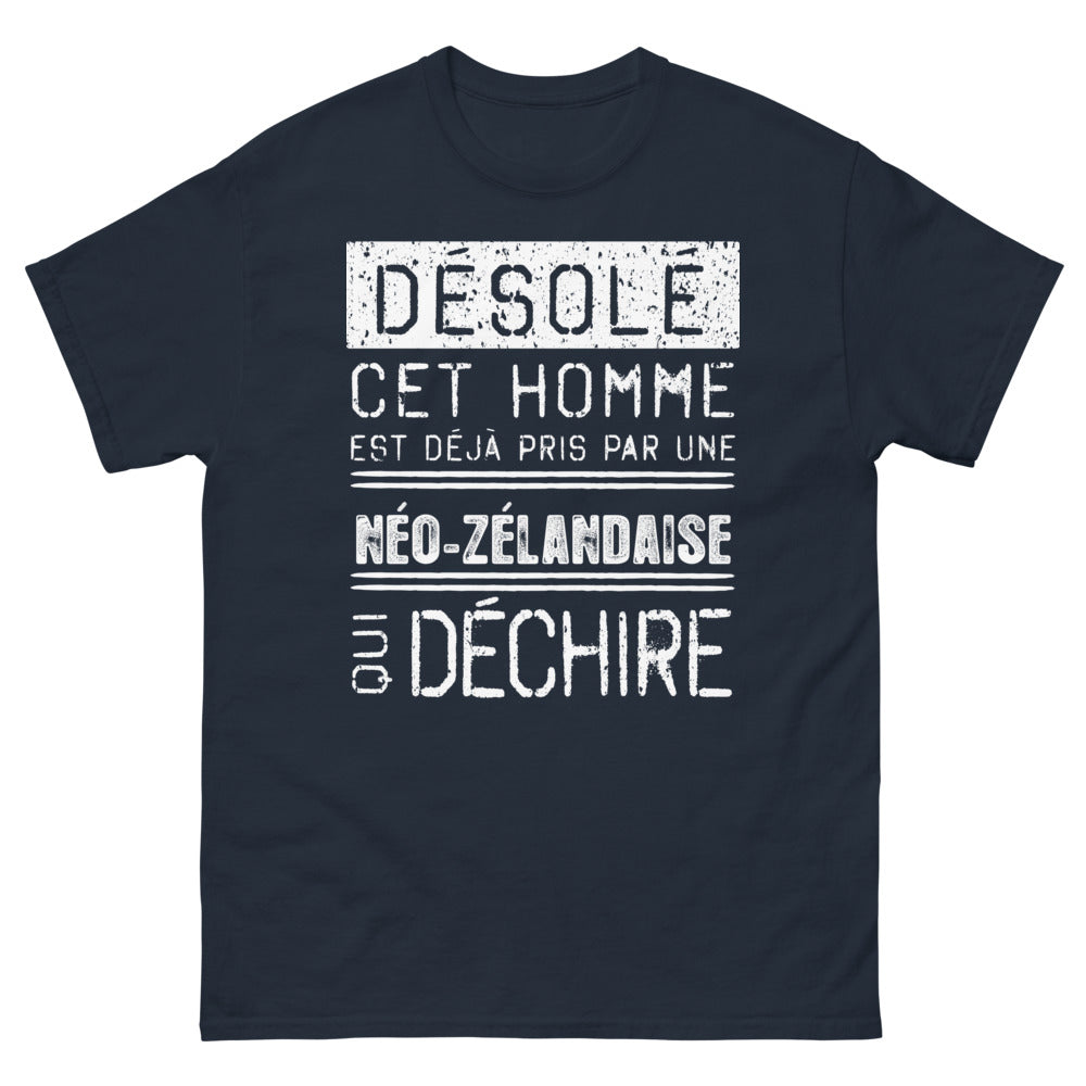 T-shirt Nouvelle-Zélande marine - Déjà pris par une Néo-Zélandaise incroyable