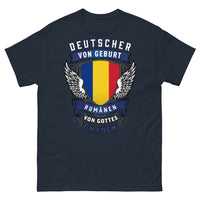 Thumbnail for T-shirt Allemagne Roumanie bleu marine - Deutscher von Geburt