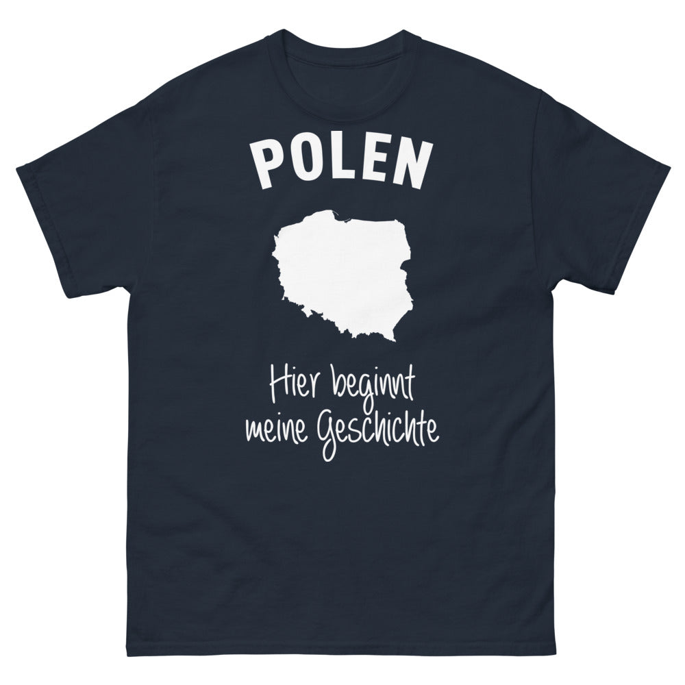 T-shirt Vlaanderen bleu marine - Wo alles beginnt