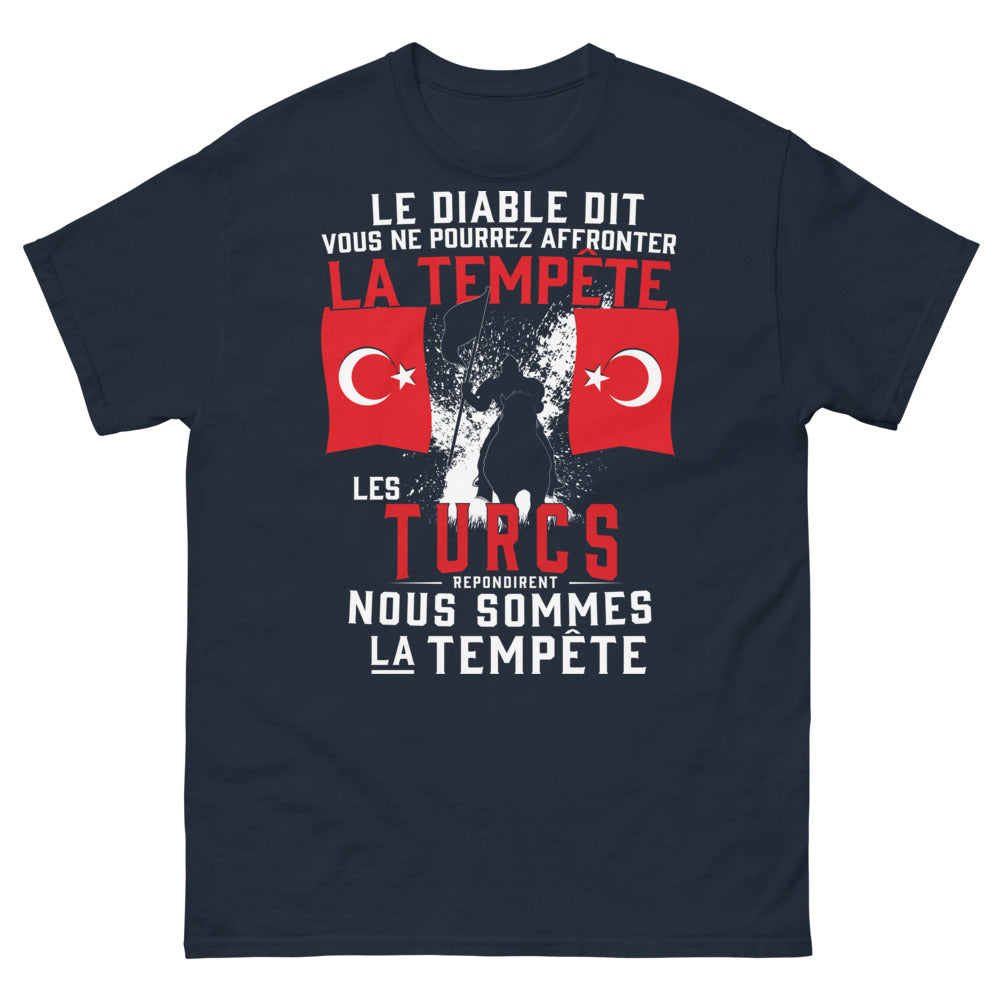 T-shirt Turquie bleu marine - Nous sommes la tempête