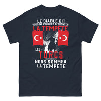 Thumbnail for T-shirt Turquie bleu marine - Nous sommes la tempête