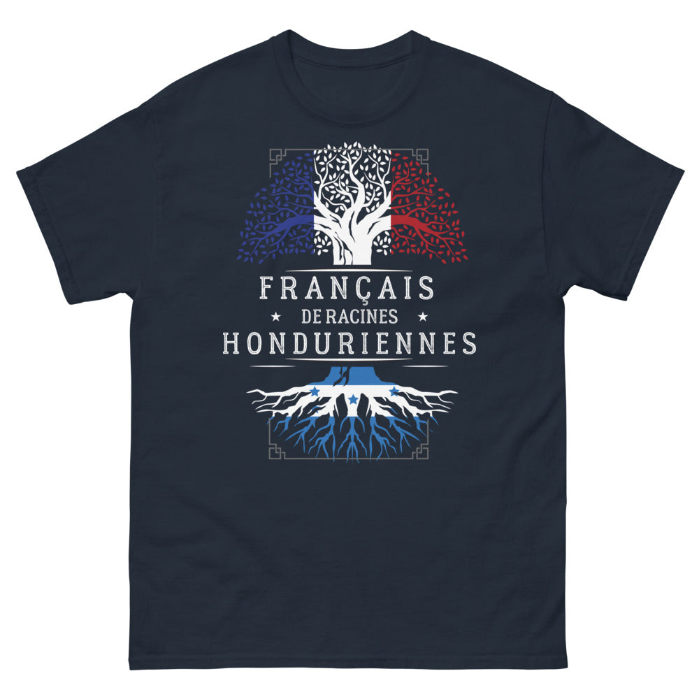 T-shirt Honduras marine - Français de racines honduriennes
