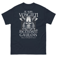 Thumbnail for T-shirt Vosgien bleu marine - Je suis Vosgien ascendant Gaulois