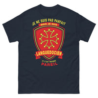 Thumbnail for T-shirt Languedoc bleu marine - Je ne suis pas parfait, Languedocien