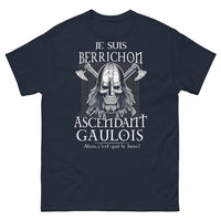 Thumbnail for T-shirt Berrichon bleu marine - Ascendant Gaulois, le boss