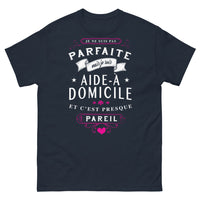 Thumbnail for T-shirt Aide à Domicile bleu marine - presque parfaite, presque pareil