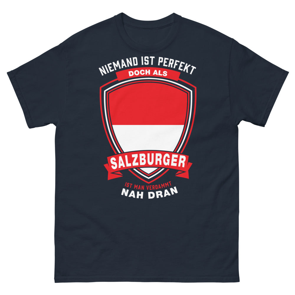 T-shirt Salzburger bleu marine - niemand ist perfekt