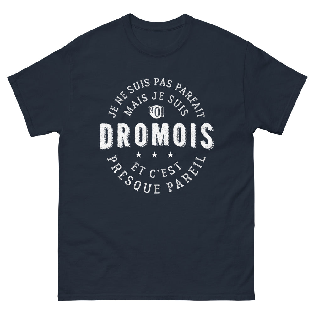 T-shirt Drômoise bleu marine - Pas parfait mais n°1
