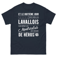 Thumbnail for T-shirt Lavallois bleu marine - Et le 8e jour, Dieu créa les Lavallois