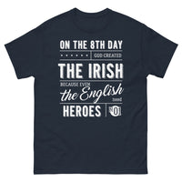 Thumbnail for T-shirt Irlande bleu marine - On the 8th Day God Created the Irish