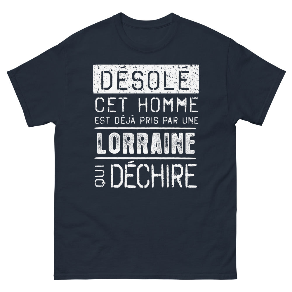 T-shirt Lorraine bleu marine - Déjà pris par une Lorraine