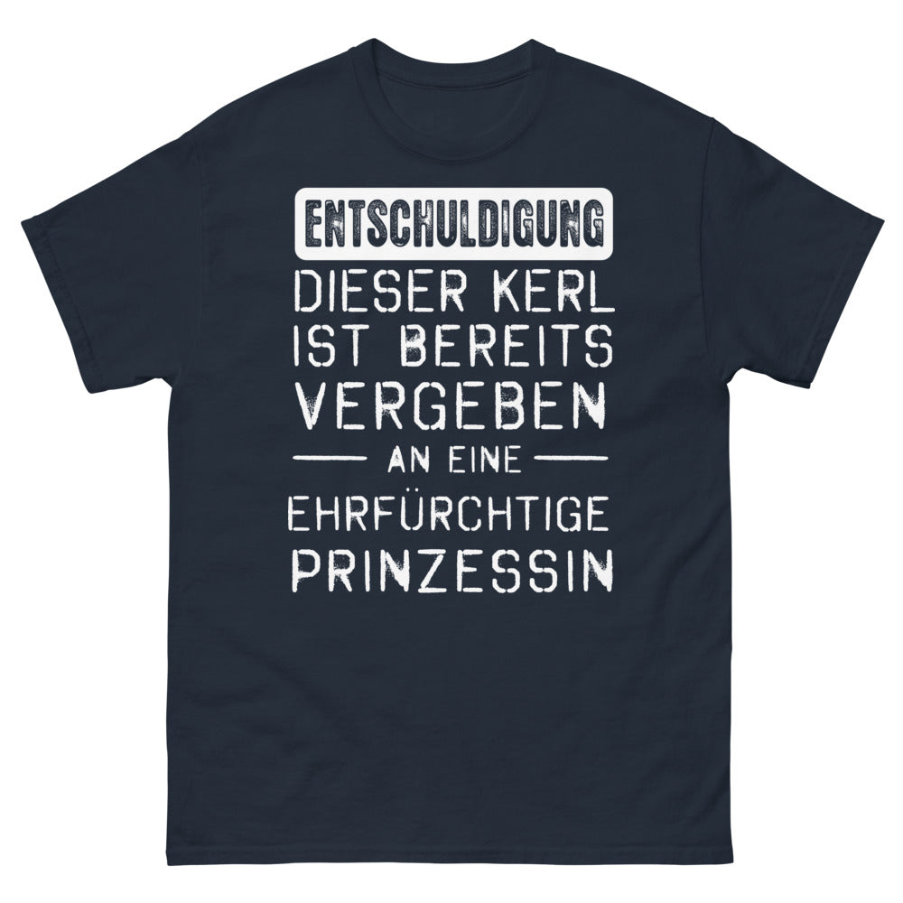T-shirt Allemagne bleu marine - Bereits Vergeben an eine Prinzessin