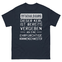 Thumbnail for T-shirt Krankenschwester bleu marine - vergeben an eine ehrfurchtige Krankenschwester