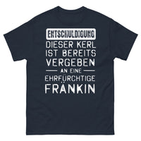 Thumbnail for T-shirt Franken bleu marine - Dieser Kerl ist vergeben
