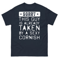Thumbnail for T-shirt Cornouailles bleu marine - Already taken by a sexy Cornish