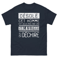 Thumbnail for T-shirt Malaisienne bleu marine - Déjà pris par une Malaisienne