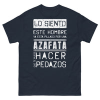 Thumbnail for T-shirt azafata Espagne bleu marine - Lo siento, este hombre ya está pillado
