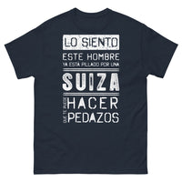 Thumbnail for T-shirt Suiza bleu marine - Hombre pillado por una suiza