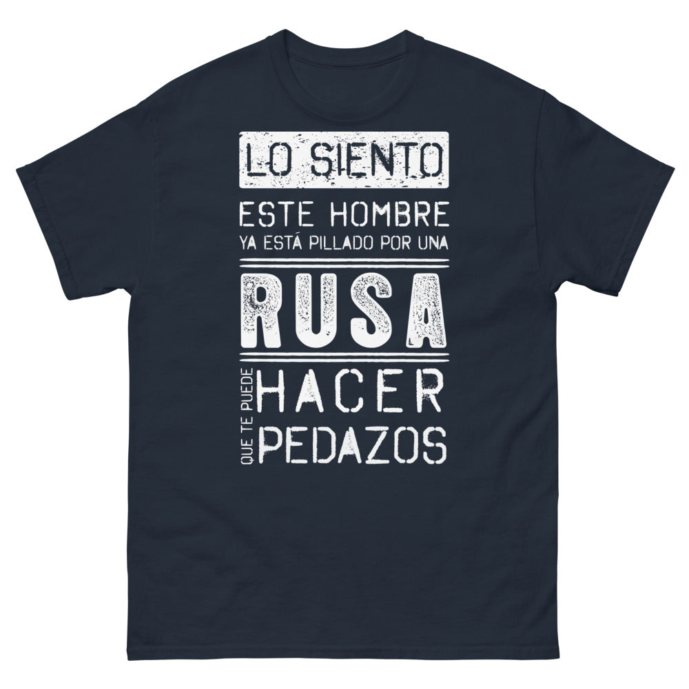 T-shirt Russie marine - hombre ya pillado por una rusa