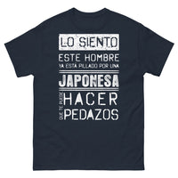 Thumbnail for T-shirt Japonaise marine - Este hombre pillado por una Japonesa
