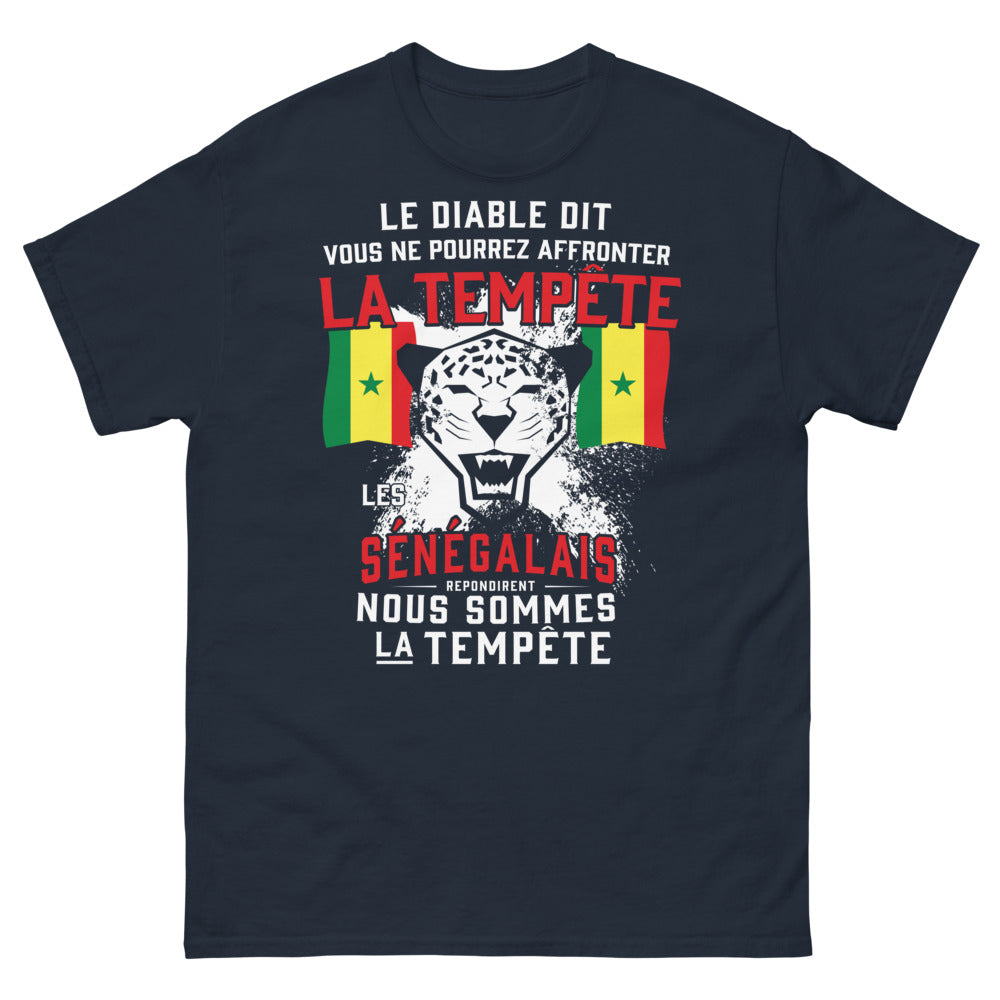 T-shirt Sénégal bleu marine - Nous sommes la tempête