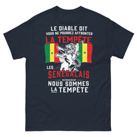 Thumbnail for T-shirt Sénégal bleu marine - La Tempête Sénégalaise