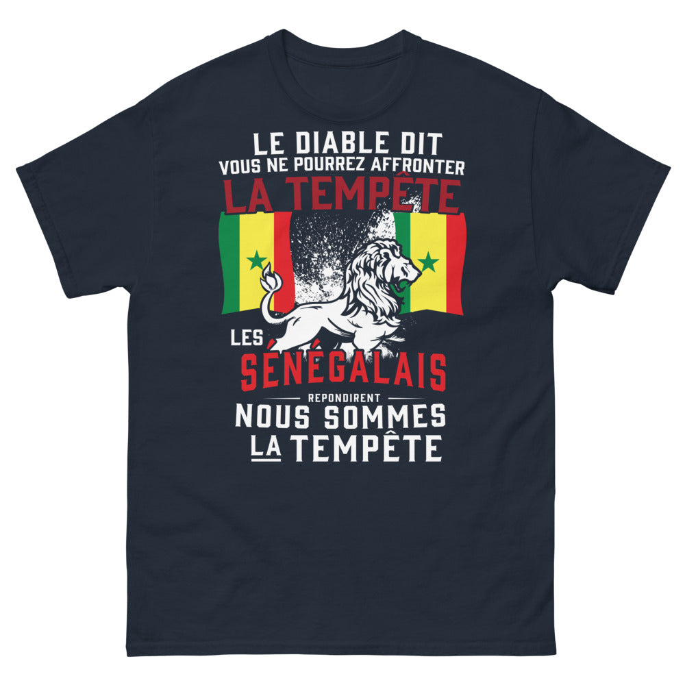 T-shirt Sénégal bleu marine - Nous sommes la tempête