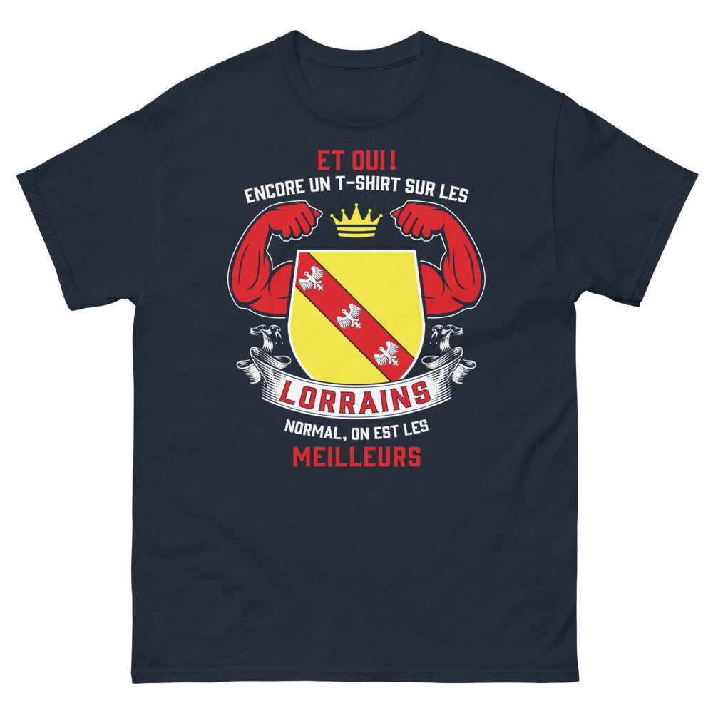 T-shirt Lorraine bleu marine - Le meilleur des Lorrains
