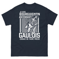 Thumbnail for T-shirt Bourgogne marine - Bourguignon ascendant Gaulois