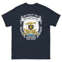 Thumbnail for T-shirt Galway bleu marine - Even the Dubliners Need Heroes