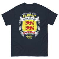 Thumbnail for T-shirt Bigourdan marine - Personne n'est parfait, je suis Bigourdan