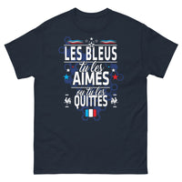 Thumbnail for T-shirt Les Bleus bleu marine - Tu les aimes ou tu les quittes