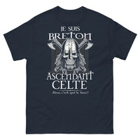 Thumbnail for T-shirt Bretagne bleu marine - Je suis breton ascendant celte