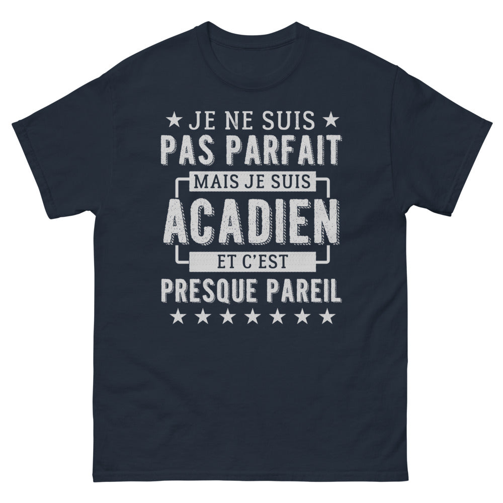 T-shirt Acadien bleu marine - c'est presque pareil