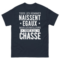 Thumbnail for T-shirt chasse marine - Les meilleurs vont à la chasse